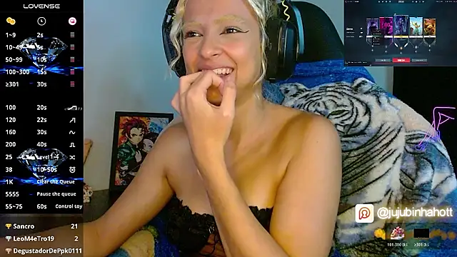 Show de webcam de jujubinhahot