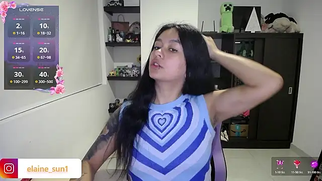 Chat +18 de elaine_sun1 ao vivo