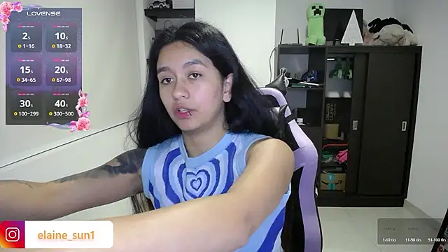 Chat +18 de elaine_sun1 ao vivo