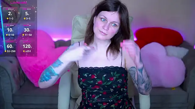 Show modela TinaMelt na web-kameri