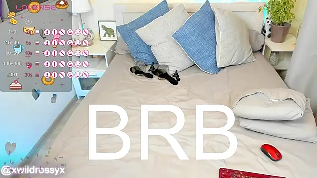 wildrossy: διαδικτυακό σόου στην κάμερα