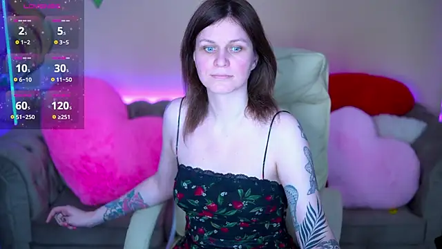 Show modela TinaMelt na web-kameri