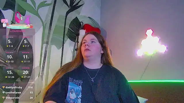 Chat +18 de RubyValen ao vivo