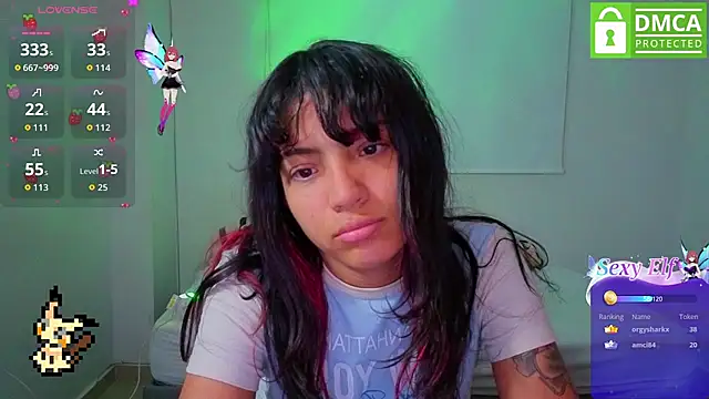 Lovelyamyy élő XXX-chatje