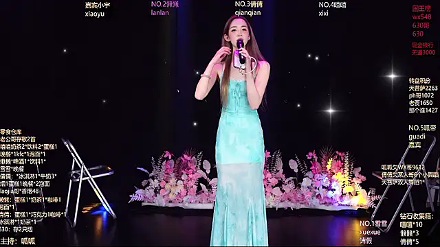 Show de Bgirl-001 na webcam