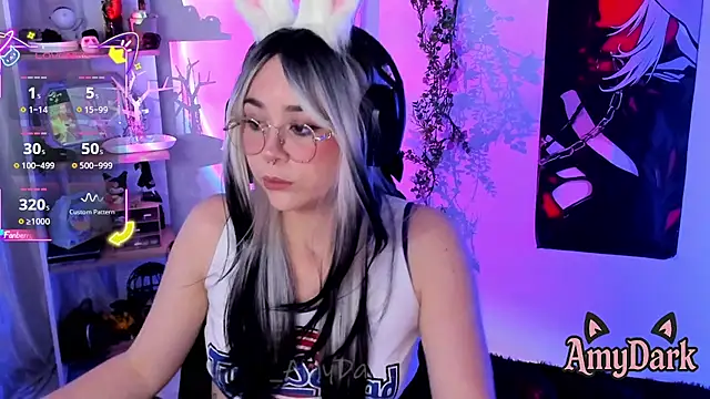 _AmyDark Adlı Modelin Canlı XXX Sohbeti