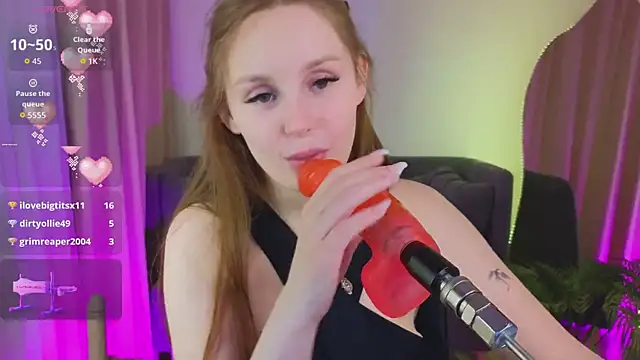 Chat +18 de HoneyLace_ ao vivo