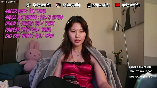 Chatroom XXX en direct de nekoxwaifu