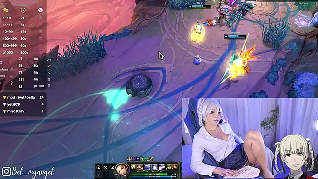 XXX chat uživo modela Bella-Franco