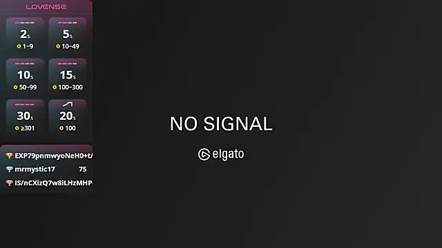 Show de EliseColeman na webcam