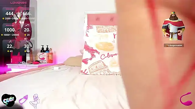 Megan-and-pool webcam show