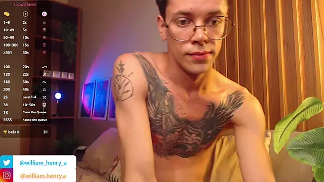 Show modela William_Henry_ na web-kameri