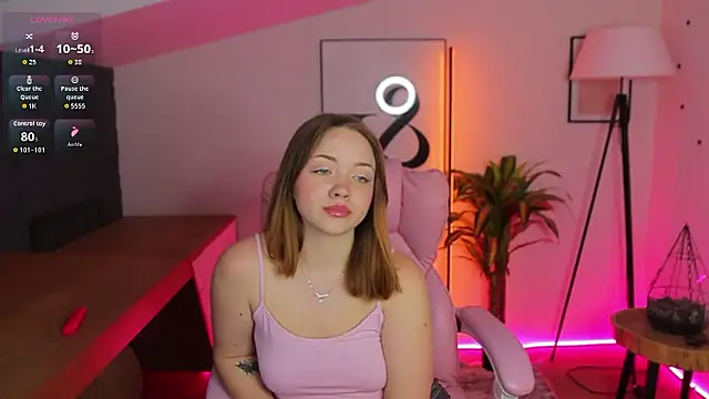 Kiss_Moon Show in webcam