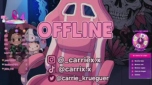GamerCarrie – Live XXX-chat