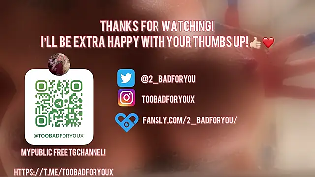 Show modela 2badforyou na web-kameri