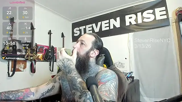 StevenRiseNYC élő XXX-chatje