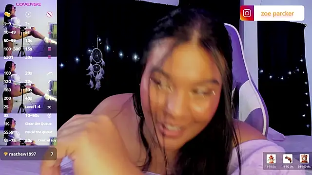 ZoeParcker 现场XXX聊天