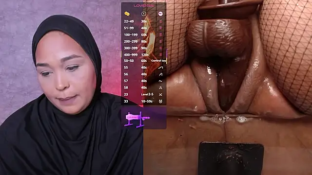 BBWHijab élő XXX-chatje