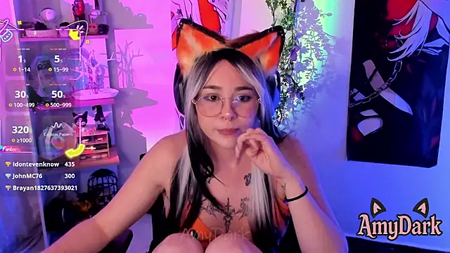 Chat +18 de _AmyDark ao vivo