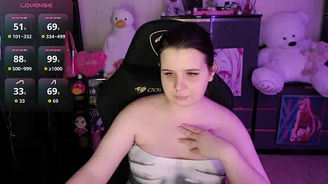 AmyVibess élő XXX-chatje