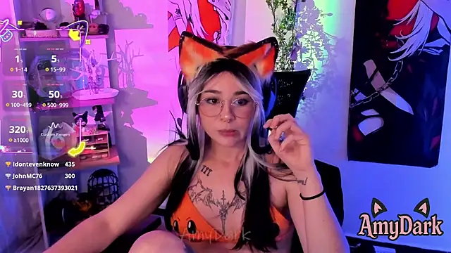 _AmyDark élő XXX-chatje