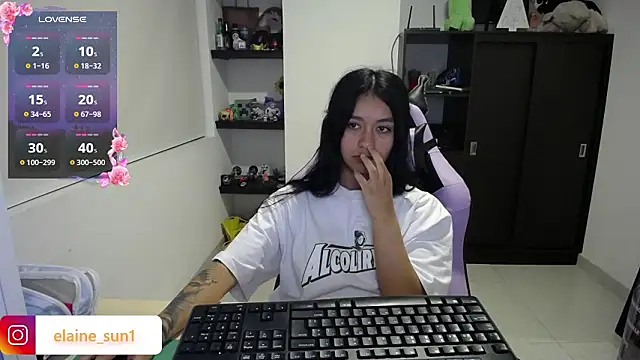 elaine_sun1 élő XXX-chatje