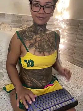 Show de xbigpeach na webcam