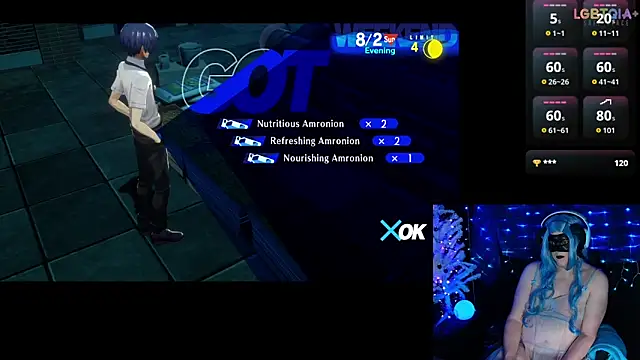 Show de StarshineMoonspark na webcam