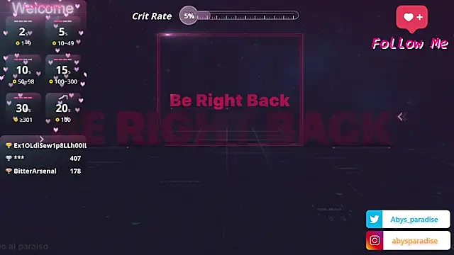 Chat XXX en directo de Abysparadise