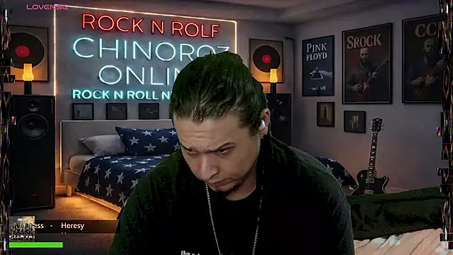 chino_roz: διαδικτυακό σόου στην κάμερα