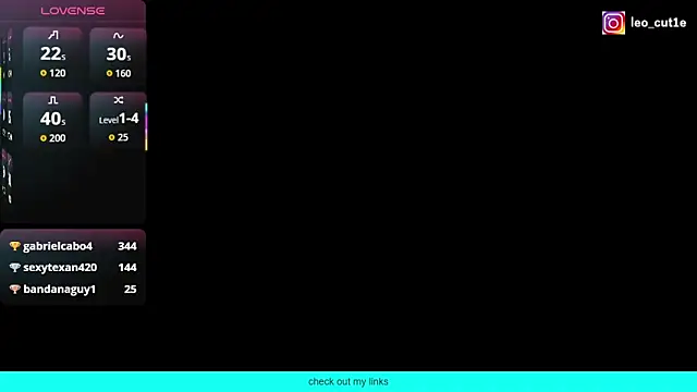 Show webcam de leo_cutie