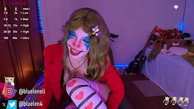 bluelen 在線直播表演