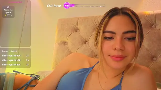 Nathaly-sky élő XXX-chatje