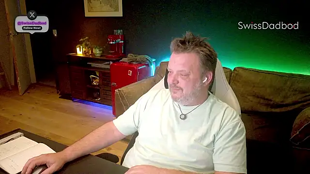 Show modela SwissDadbod na web-kameri