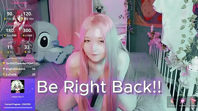 MizukiNoYoru 라이브 XXX 채팅