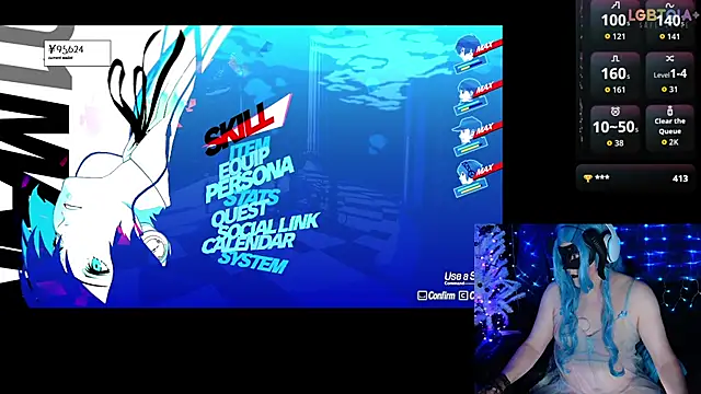 Show de StarshineMoonspark na webcam