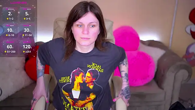 Chat +18 de TinaMelt ao vivo