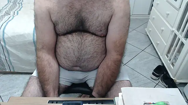 Show de MysterBearMG na webcam