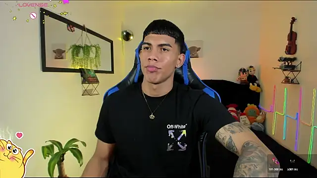 Show modela Damian_latinxxx na web-kameri