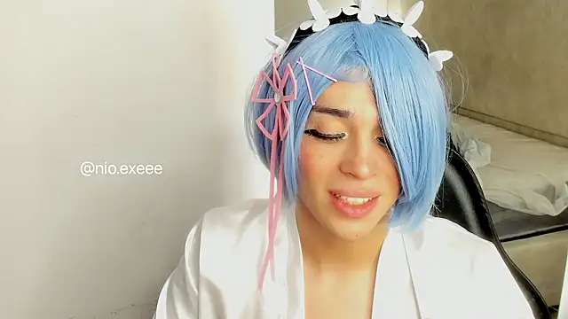 Show modela Nioki_ na web-kameri