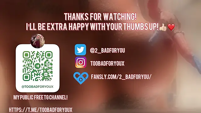 Chatroom XXX en direct de 2badforyou