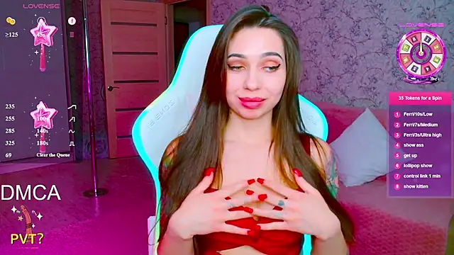 Show modela vinkiepinkie na web-kameri