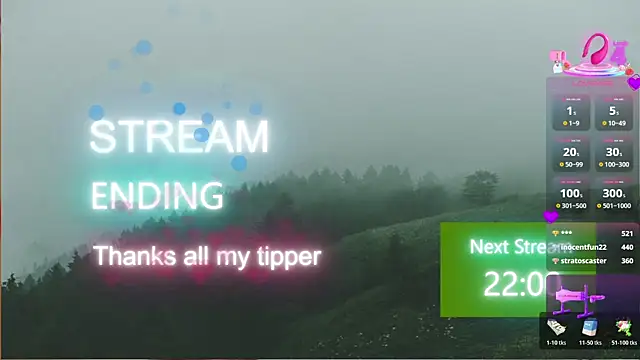 YourBurnWish Show in webcam