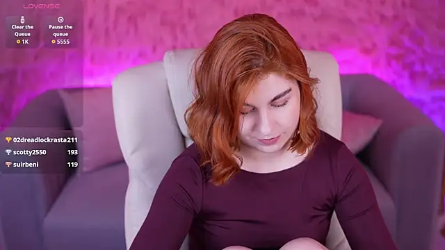 GingerPinky – Naživo XXX chat