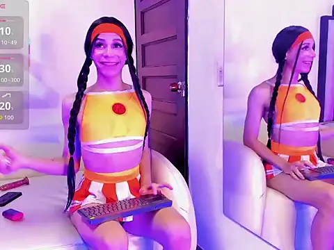 Show de Melody-Joness na webcam