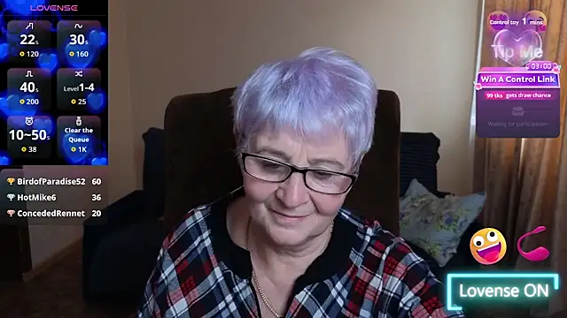 Sandra_Snowflake élő XXX-chatje