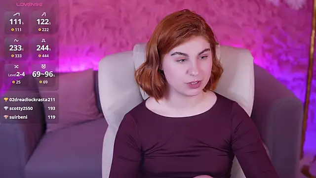 GingerPinky Adlı Modelin Canlı XXX Sohbeti