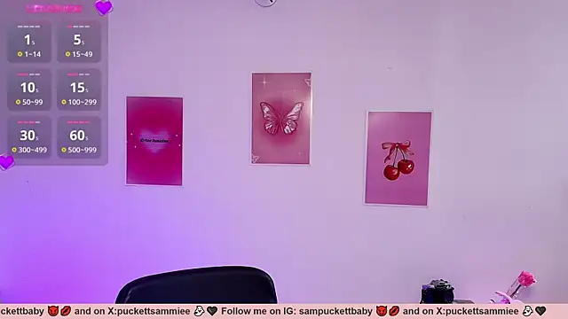 Chat XXX en directo de Sampuckettbaby