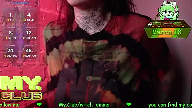 แชท XXX สดของ Witch_Emma