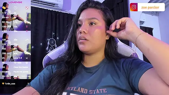 Chat +18 de ZoeParcker ao vivo